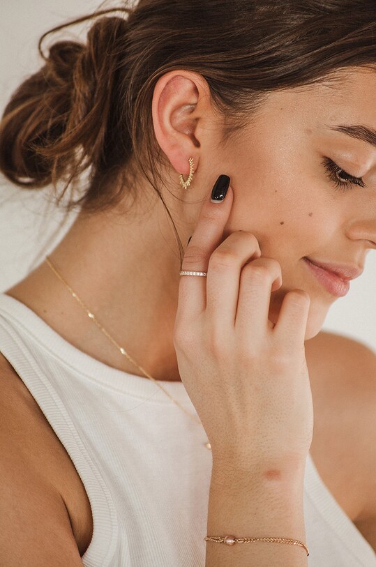 Серебряные серьги с позолотой ANIA KRUK SRUKS0260Z золотой ZA00