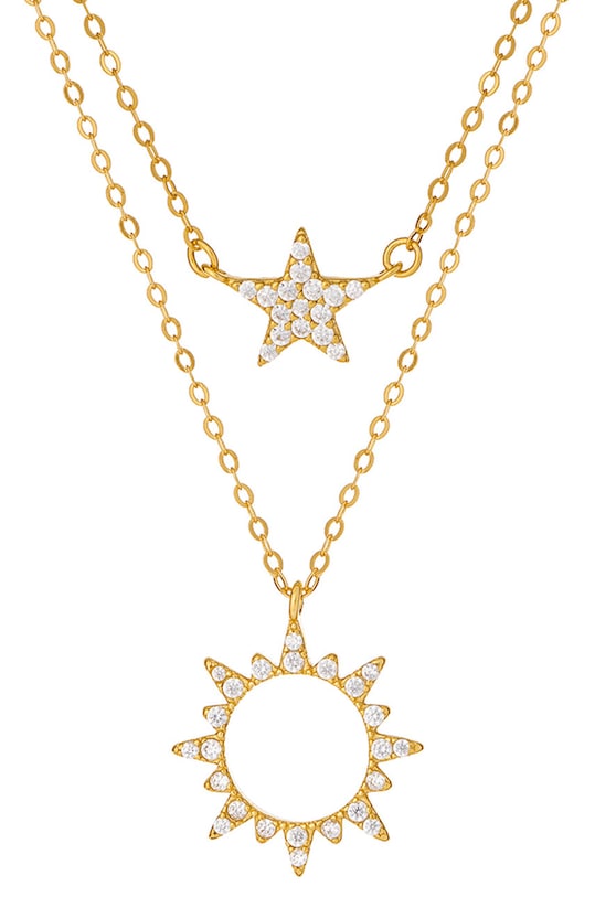 Позлатено сребърно колие ANIA KRUK позлатен злато SRUNS0050Z