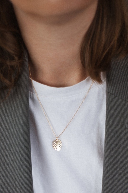 Ogrlica iz srebra prevlečenega z zlatom ANIA KRUK Believe SYZNS1240Z zlata ZA00