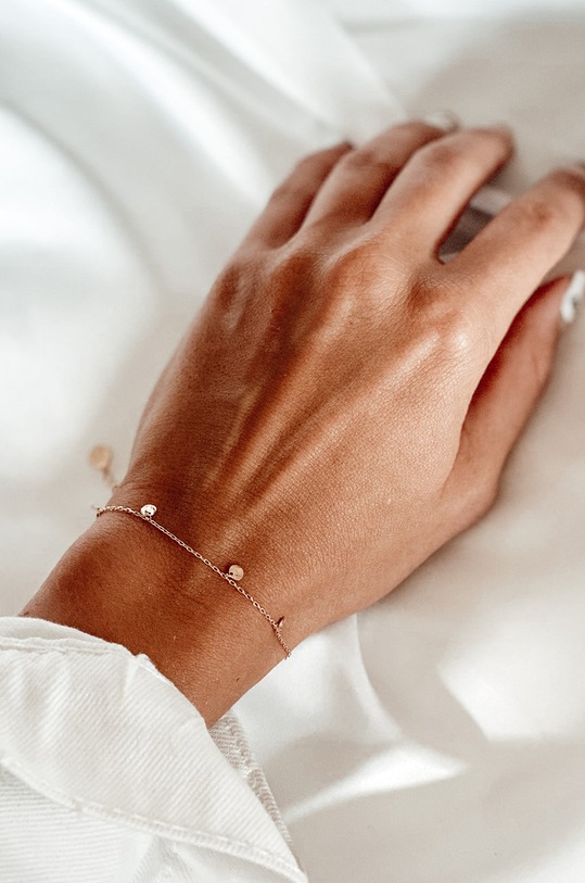 Zapestnica iz srebra prevlečenega z zlatom ANIA KRUK Cosmo SYZAS0310Z zlata ZA00