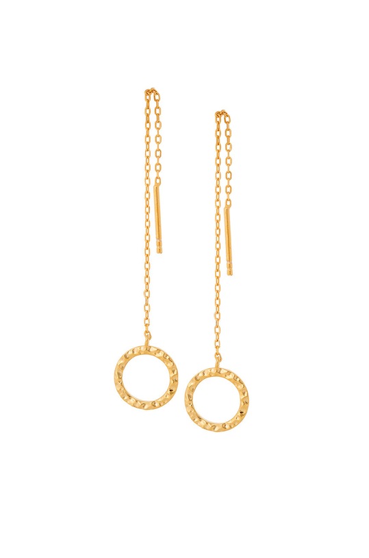 Stříbrné pozlacené náušnice ANIA KRUK Cosmo pozlacení zlatá STNKS0320Z