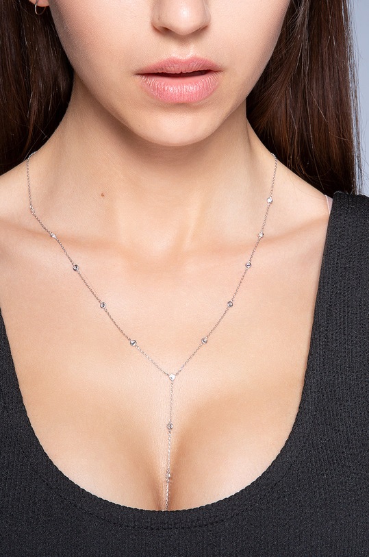 Stříbrný náhrdelník ANIA KRUK Glamour SYZNS0080 stříbrná ZA00