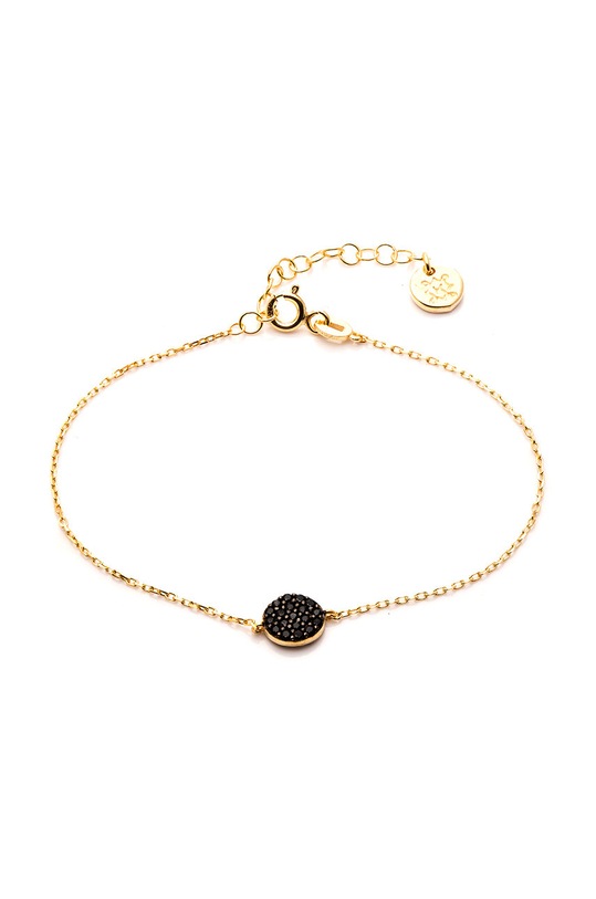 Zapestnica iz srebra prevlečenega z zlatom ANIA KRUK Oval srebro zlata SYZAS0180Z