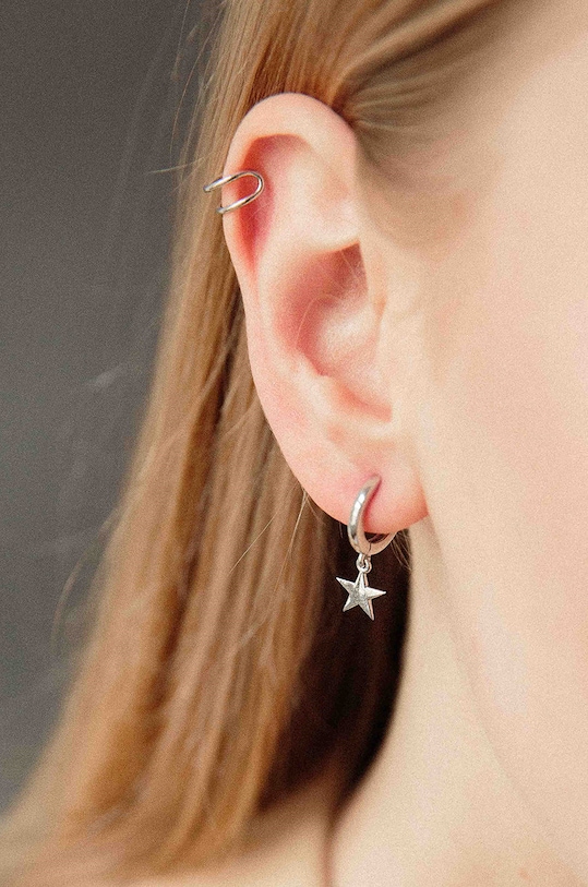 Серебряные серьги ANIA KRUK Rock It SYZKS0740 серебрянный ZA00