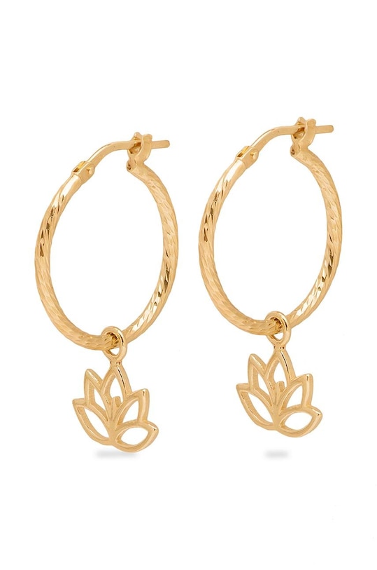 Stříbrné pozlacené náušnice ANIA KRUK Hippie pozlacení zlatá SSIKS1590Z