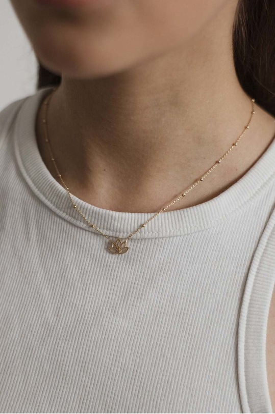 ANIA KRUK aranyozott ezüst nyaklánc Hippie SSINS1590Z arany ZA00