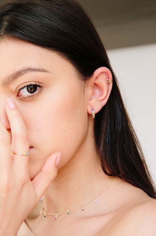 ANIA KRUK pierścionek ze srebra pokrytego złotem Sugar SMRPS0600Z złoty ZA00