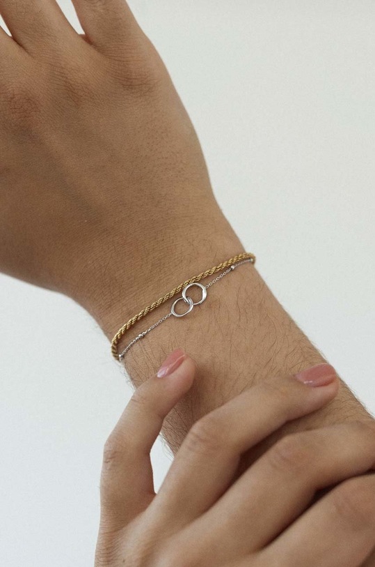 Stříbrný náramek ANIA KRUK Cosmo SLTAS2270 stříbrná ZA00