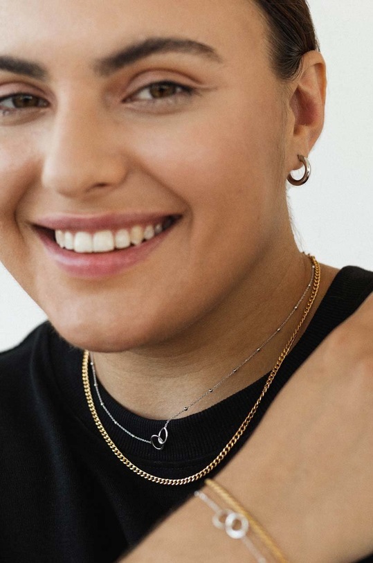 ANIA KRUK naszyjnik srebrny Cosmo srebrny SLTNS2270