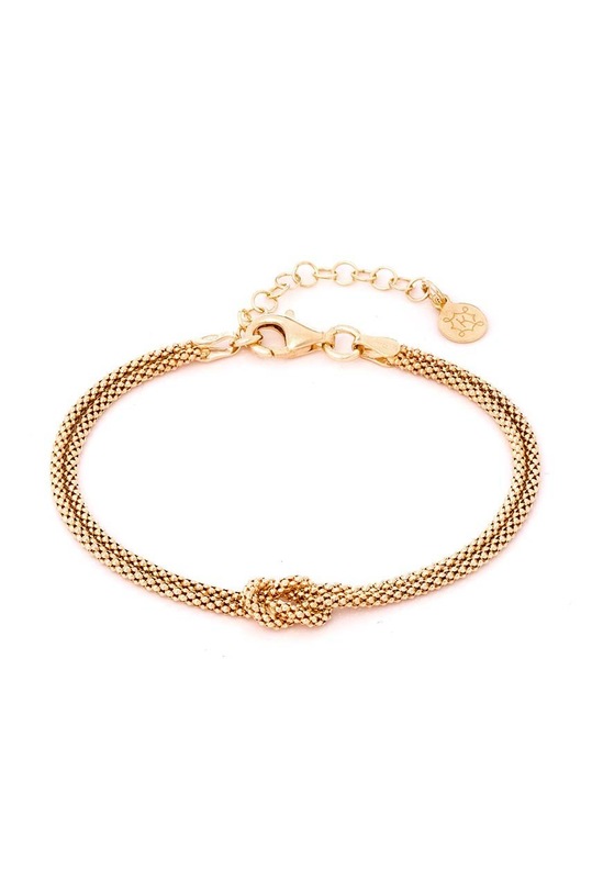 ANIA KRUK bransoletka ze srebra pokrytego złotem Oval pozłacane złoty SLTAS1040Z