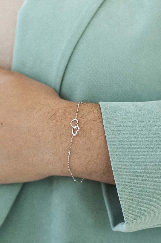 ANIA KRUK bransoletka srebrna Romantica SLTAS2280 srebrny ZA00