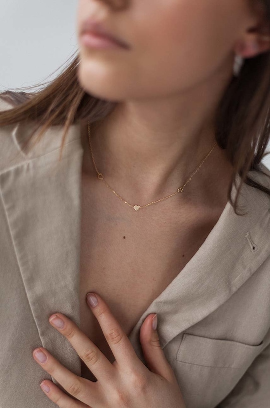 Strieborný pozlátený náhrdelník ANIA KRUK Romantica SLTNS1670Z zlatá ZA00