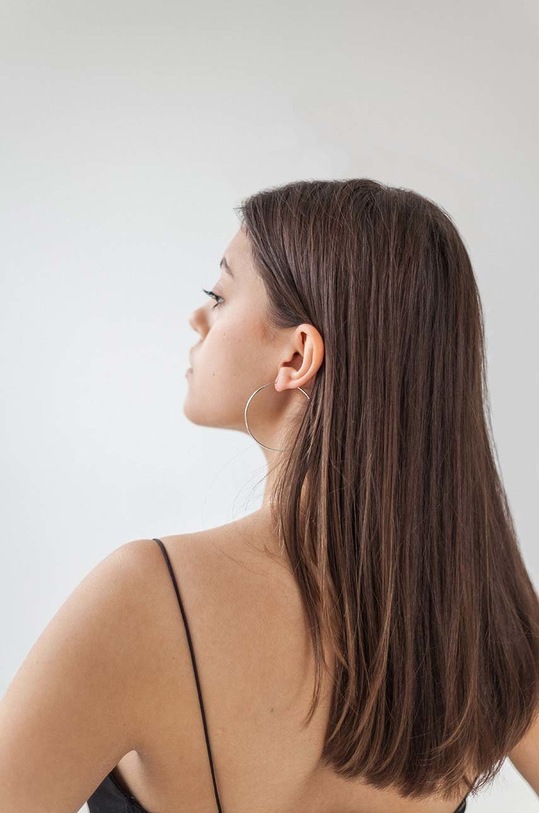 Ασημένια επιχρυσωμένα σκουλαρίκια ANIA KRUK Trendy SLTKS1350 ασημί ZA00