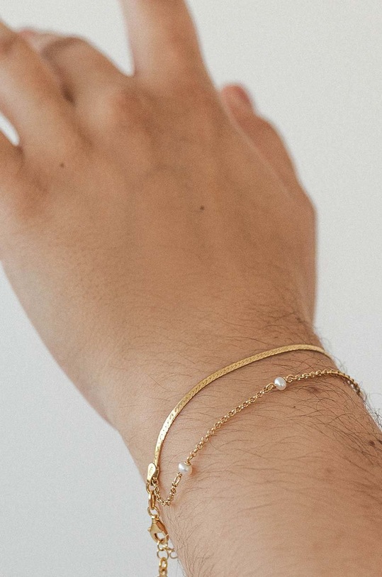 Accessori ANIA KRUK bracciale in argento placcato in oro Vintage SLTAP2312Z oro