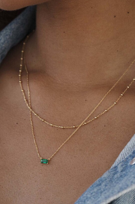 Серебряное колье с позолотой ANIA KRUK Sugar SYZNS1416Z золотой ZA00