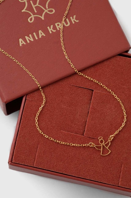 ANIA KRUK naszyjnik ze srebra pokrytego złotem SLTNS2220Z złoty ZA00