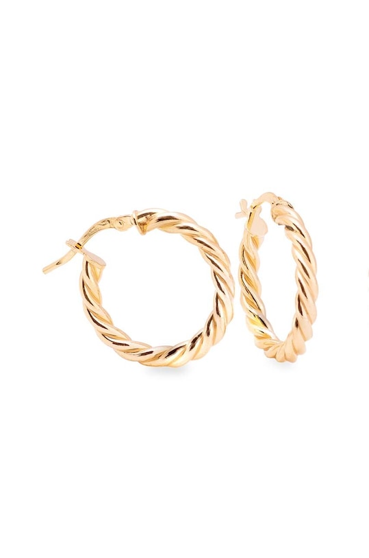 Stříbrné pozlacené náušnice ANIA KRUK VINTAGE pozlacení zlatá SLTKS2360Z