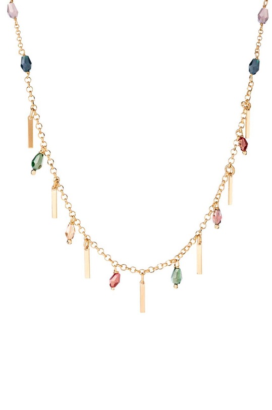 ANIA KRUK naszyjnik ze srebra pokrytego złotem SUMMER pozłacane złoty SMVNS0800Z