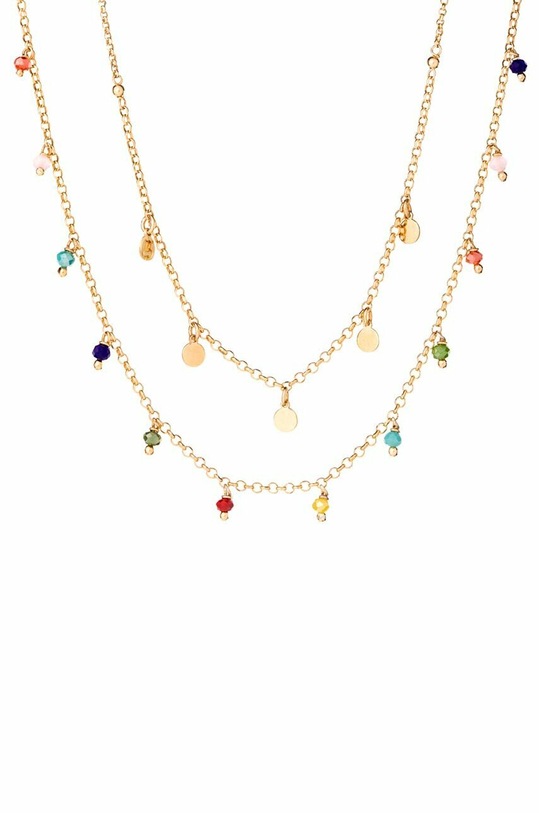 ANIA KRUK naszyjnik ze srebra pokrytego złotem SUMMER pozłacane złoty SMVNS0830Z