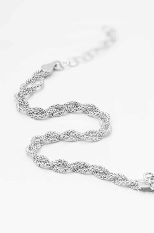 Ασημένιο βραχιόλι ANIA KRUK OVAL SSIAS0610 ασημί ZA00