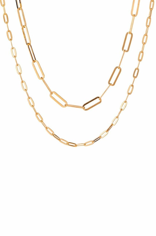 Stříbrný pozlacený náhrdelník ANIA KRUK TRENDY pozlacení zlatá SSINS1400Z