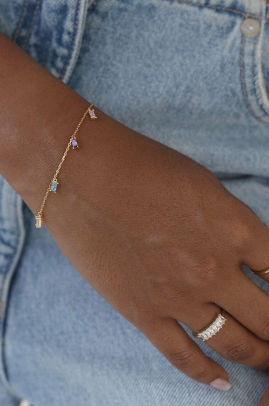 Серебряный браслет с позолотой ANIA KRUK SUGAR SYZAS1380Z золотой ZA00