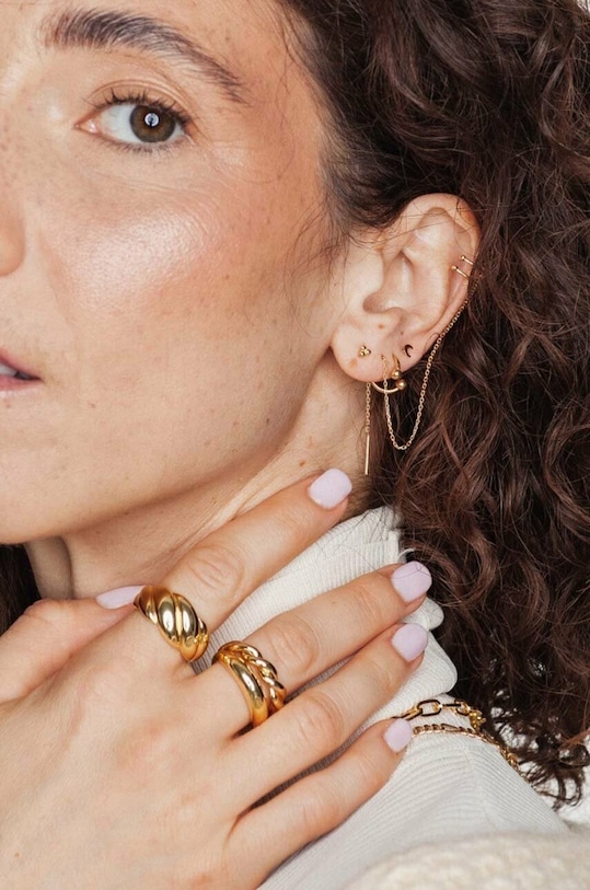 Аксессуары Серьга ANIA KRUK ROCK IT ZALKZ0290 золотой