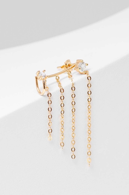 ANIA KRUK nausznica ze srebra pokrytego złotem ROCK IT SGCKC2232Z złoty ZA00