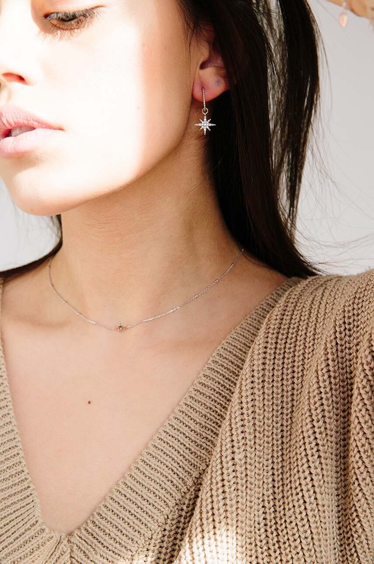 ANIA KRUK kolczyki srebrne ROCK IT SMVKS0360 srebrny ZA00