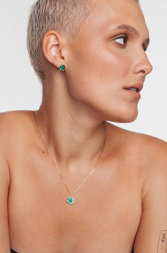 Akcesoria ANIA KRUK naszyjnik ze srebra pokrytego złotem BLAIR STNNN0706Z złoty