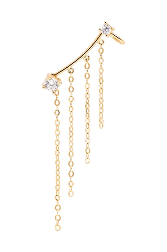 ANIA KRUK aranyozott ezüst fülbevaló ROCK IT ezüst arany SGCKC2222Z