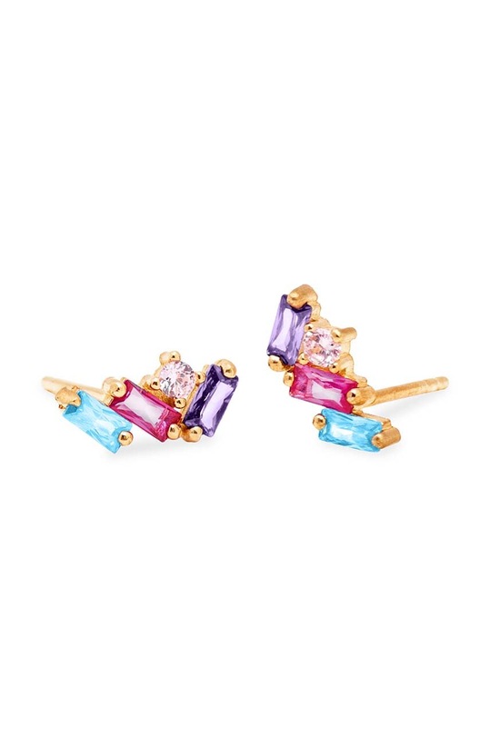 ANIA KRUK orecchini in argento placcato in oro SUGAR zircone oro SYZKS1380Z