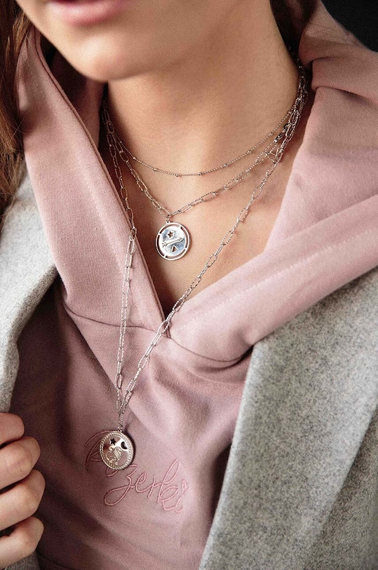 Srebrna ogrlica ANIA KRUK TRENDY SGCNS1650 srebrna ZA00