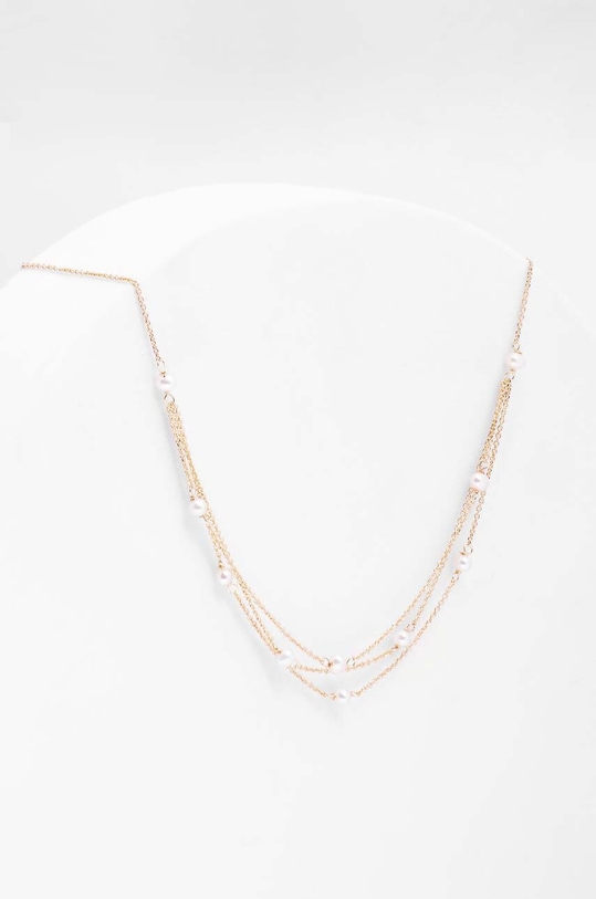 Strieborný pozlátený náhrdelník ANIA KRUK GLAMOUR striebro zlatá SLTNP2292Z