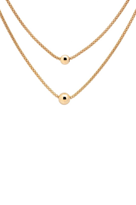 ANIA KRUK naszyjnik ze srebra pokrytego złotem OVAL pozłacane złoty SLTNS2490Z