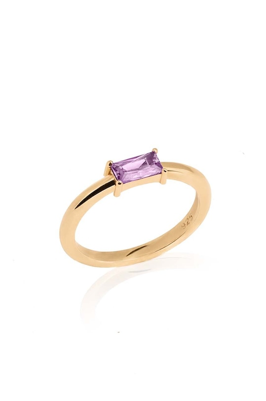 ANIA KRUK pierścionek ze srebra pokrytego złotem SUGAR srebro złoty SYZPS1379Z