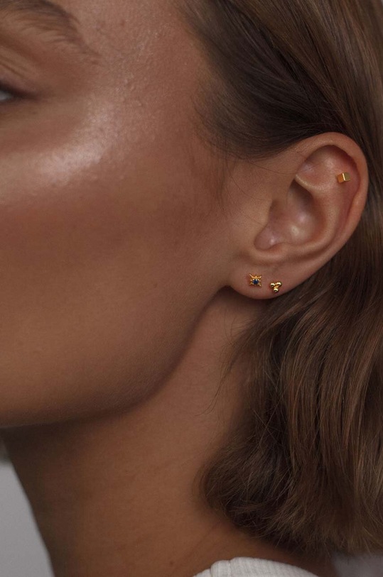 Náušnice ANIA KRUK ROCK IT ZALKZ0870 zlatá ZA00