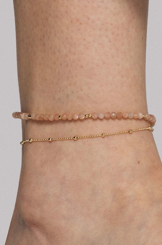 Doplnky Pozlátený náramok na členok ANIA KRUK TRENDY SGCAS2780Z zlatá