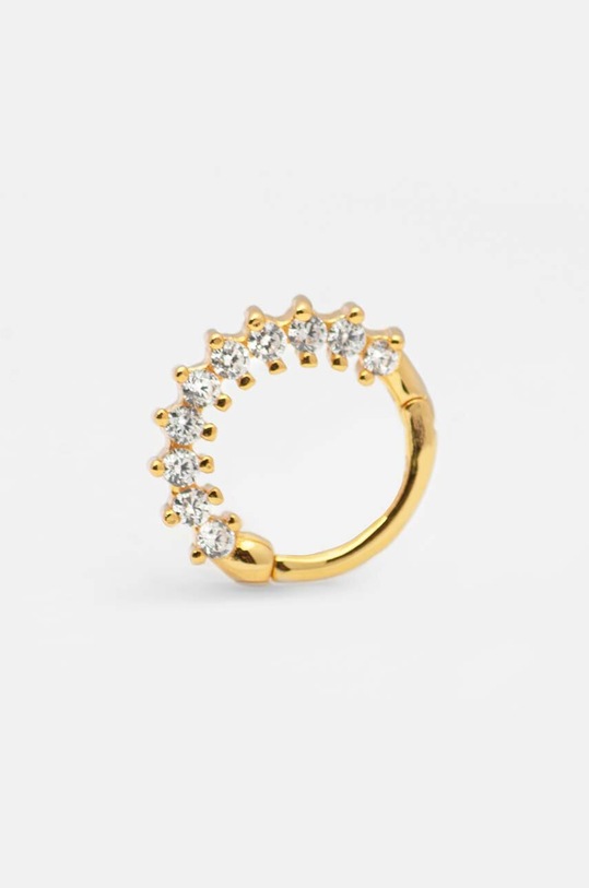 Náušnice ANIA KRUK ROCK IT stříbro zlatá SRUKC0742Z