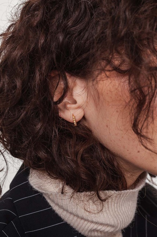 Doplňky Náušnice ANIA KRUK ROCK IT SRUKC0742Z zlatá