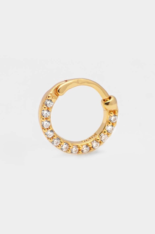 Pozlacené stříbrné náušnice ANIA KRUK ROCK IT stříbro zlatá SRUKC0792Z