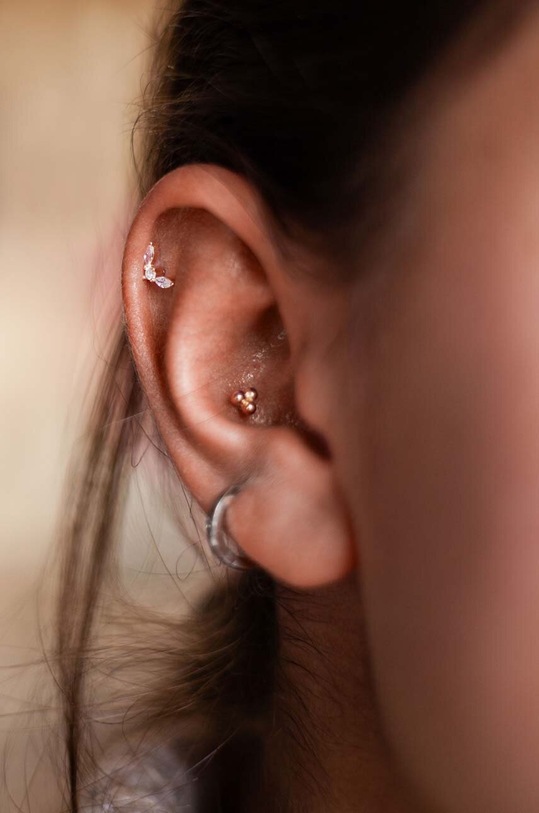 Doplňky Pozlacené stříbrné náušnice ANIA KRUK ROCK IT SRUKC0922Z zlatá