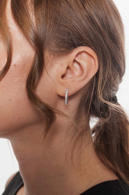 Αξεσουάρ Ασημένια σκουλαρίκια ANIA KRUK GLAMOUR SRUKC1142 ασημί