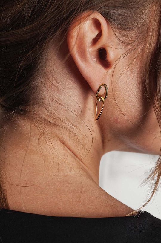 Dodaci Naušnice ANIA KRUK TRENDY MRUKM1040Z zlatna