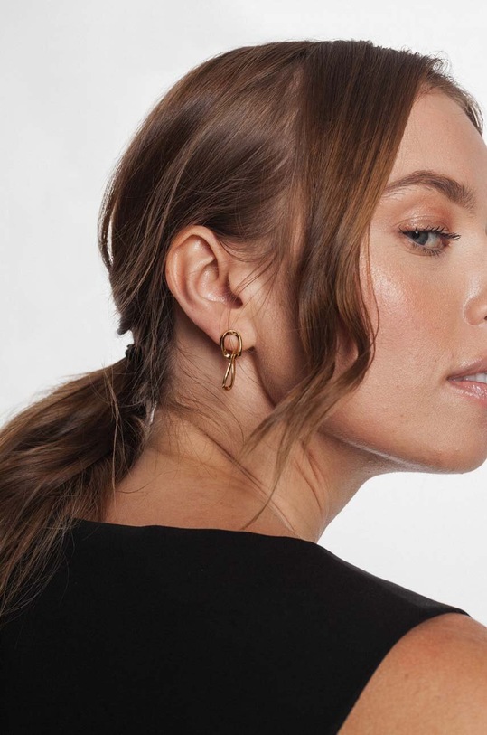Naušnice ANIA KRUK TRENDY zlatna MRUKM1040Z