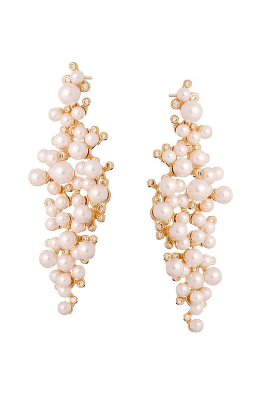 Позлатени сребърни обици ANIA KRUK Glamour сребро злато SMVKS0100Z