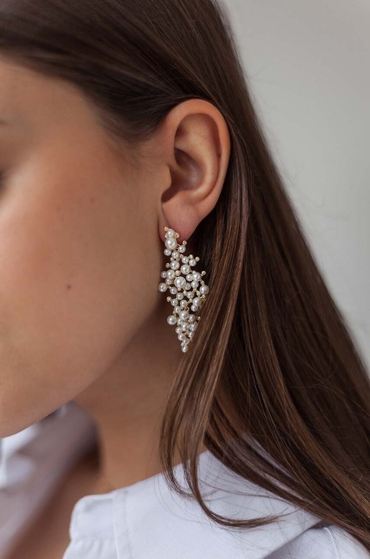 Позлатени сребърни обици ANIA KRUK Glamour SMVKS0100Z злато ZA00