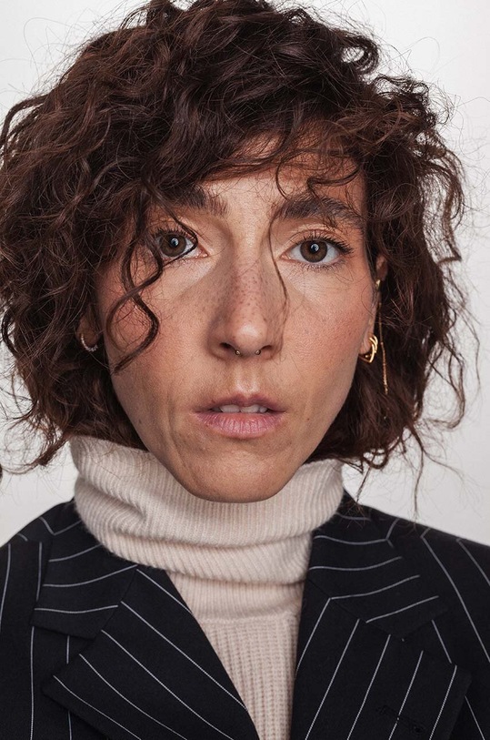 Pozlaćena srebrna naušnica ANIA KRUK Rock It zlatna SRUKS0770Z