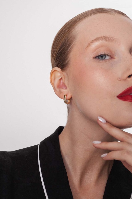 Срібні сережки з позолотою ANIA KRUK TRENDY золотий SRUKS1000Z