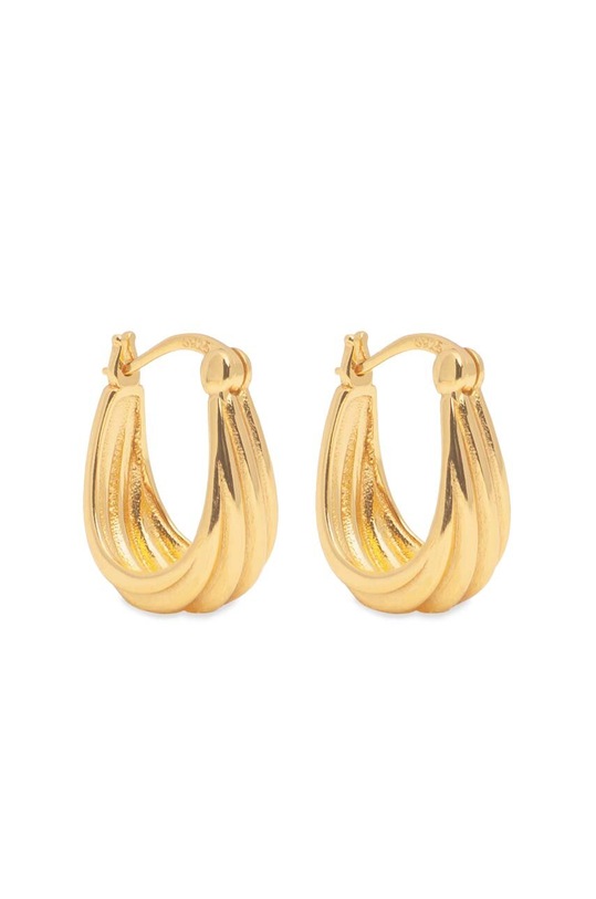 Позлатени сребърни обици ANIA KRUK Vintage позлатен злато SRUKS1070Z